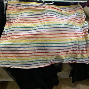 Torrid Rainbow tube top 4x
